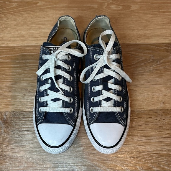 Converse Unisex All Star Chuck Taylor Navy Blue Sneakers - Picture 5 of 11